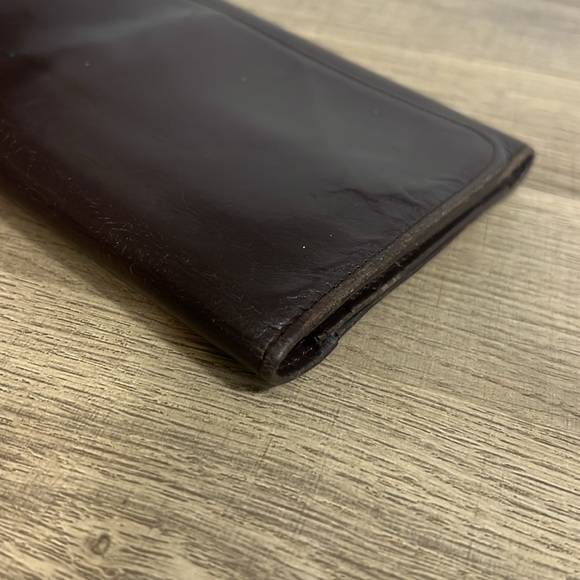 Vintage Coach brown leather trifold wallet - Picture 5 of 17